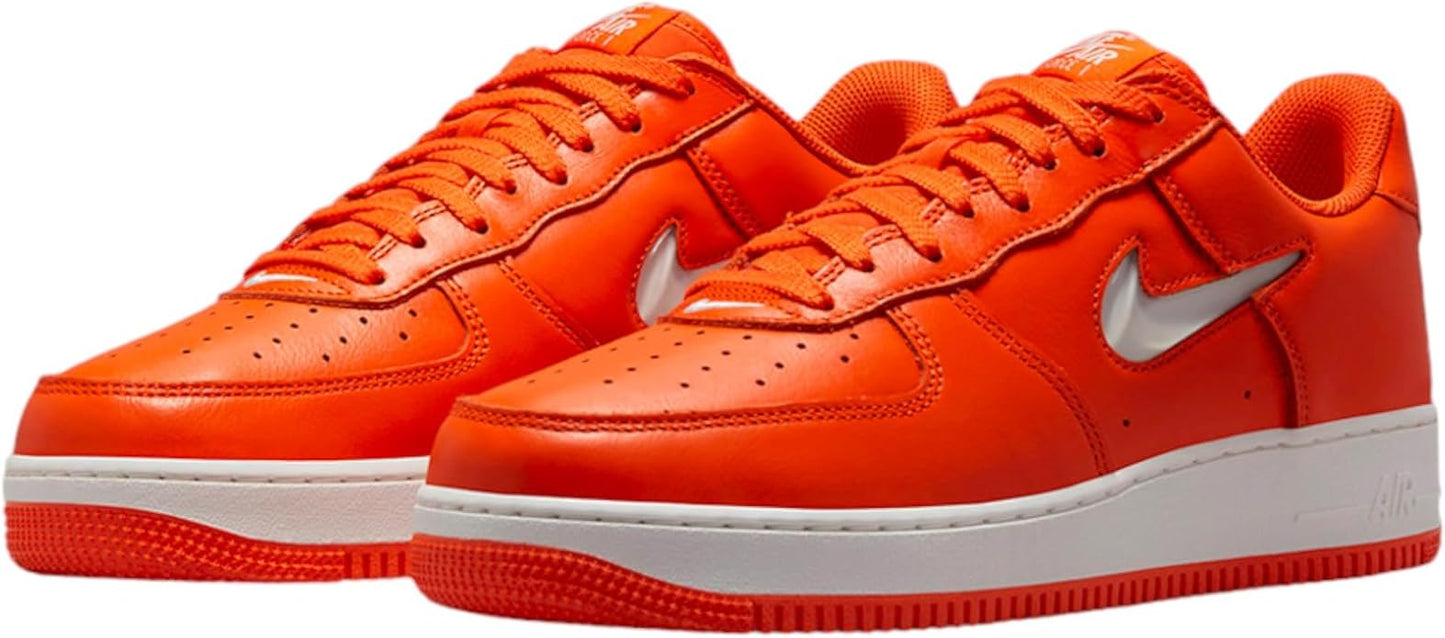 Men's Nike Air Force 1 Low Retro Safety Orange/Summit White (FJ1044 800) - 10