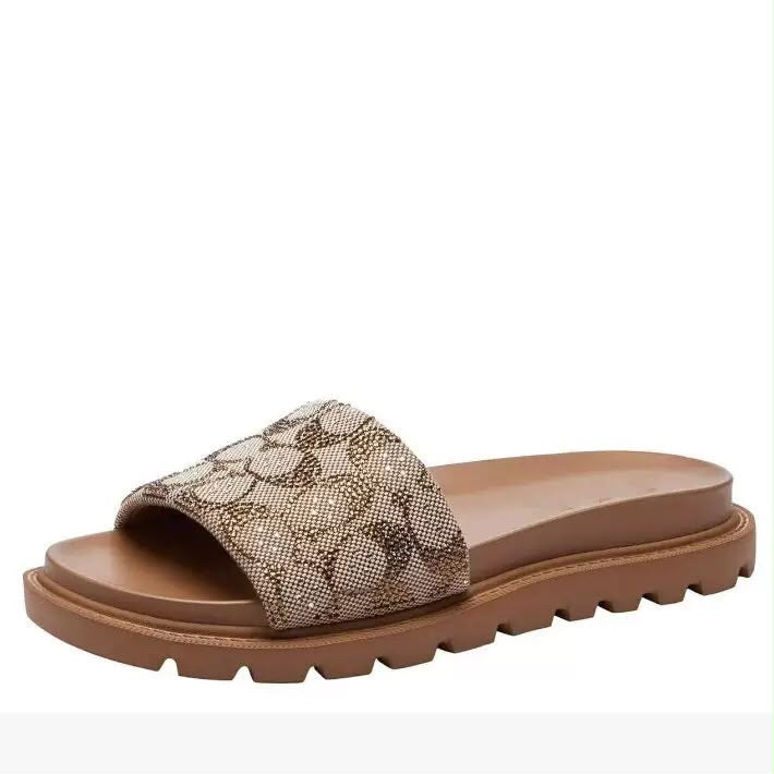 Coach Brynn Crystal Signature Slide Sandal ****PreOrders****