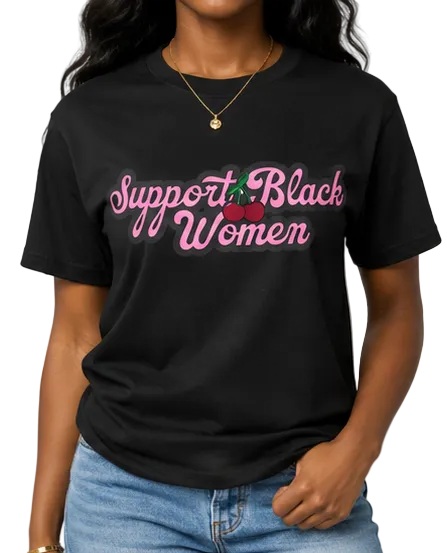 D. Tingz Signature  'Support Black Women' Tee