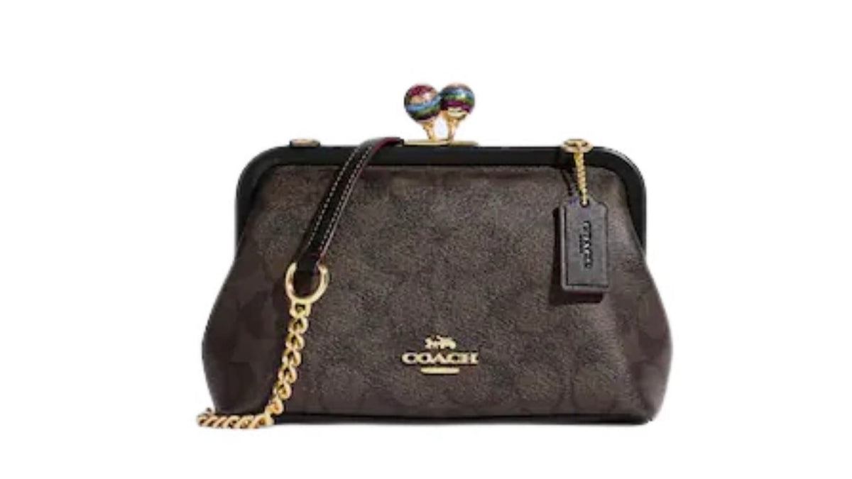 Coach Kisslock Nora  Frame Bag 16