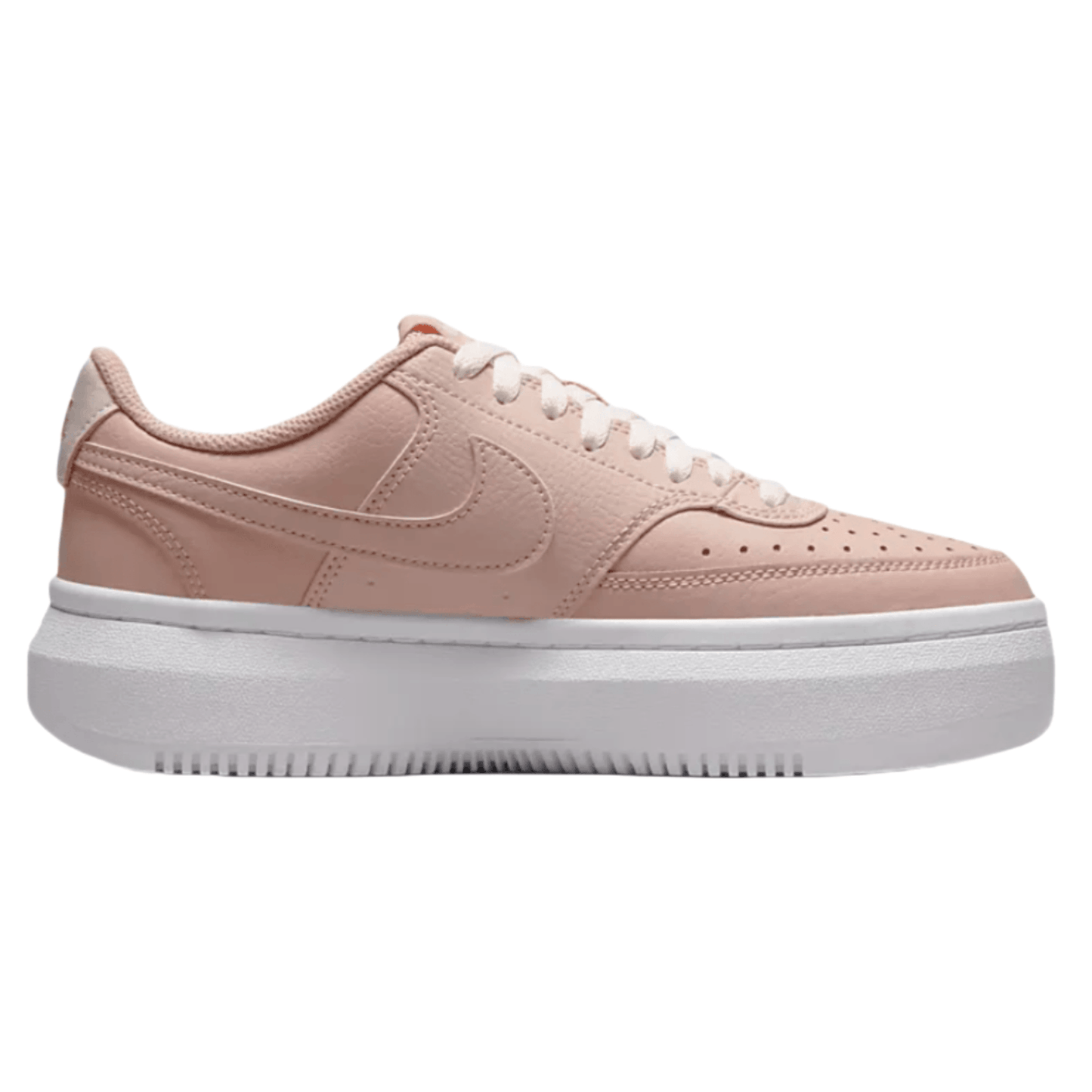 Nike Court Vision Alta Leather Women's Trainers Shoes, Pink Oxford/Pink Oxford-White, 10 M US