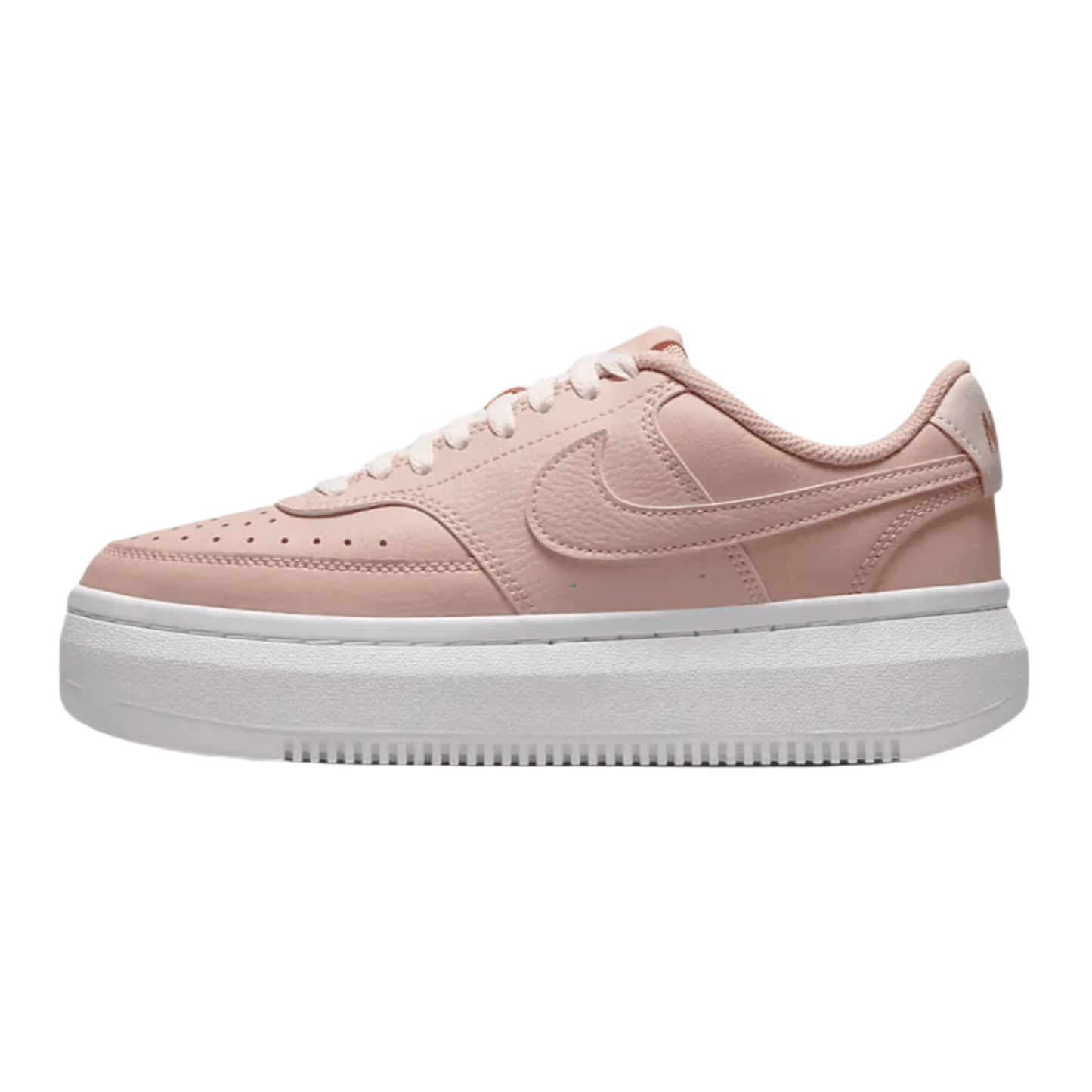 Nike Court Vision Alta Leather Women's Trainers Shoes, Pink Oxford/Pink Oxford-White, 10 M US