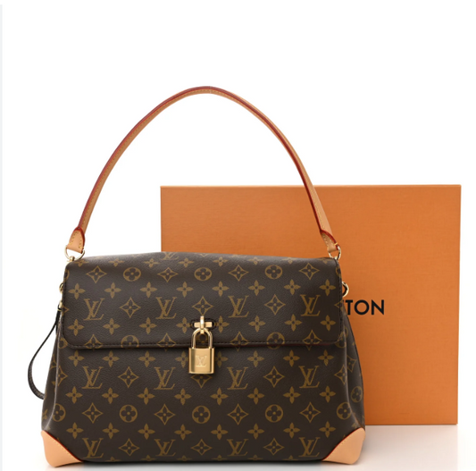 LV Hide Away Leather Shoulder Bag