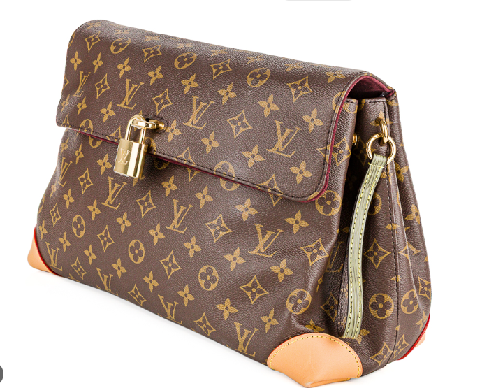 LV Hide Away Leather Shoulder Bag
