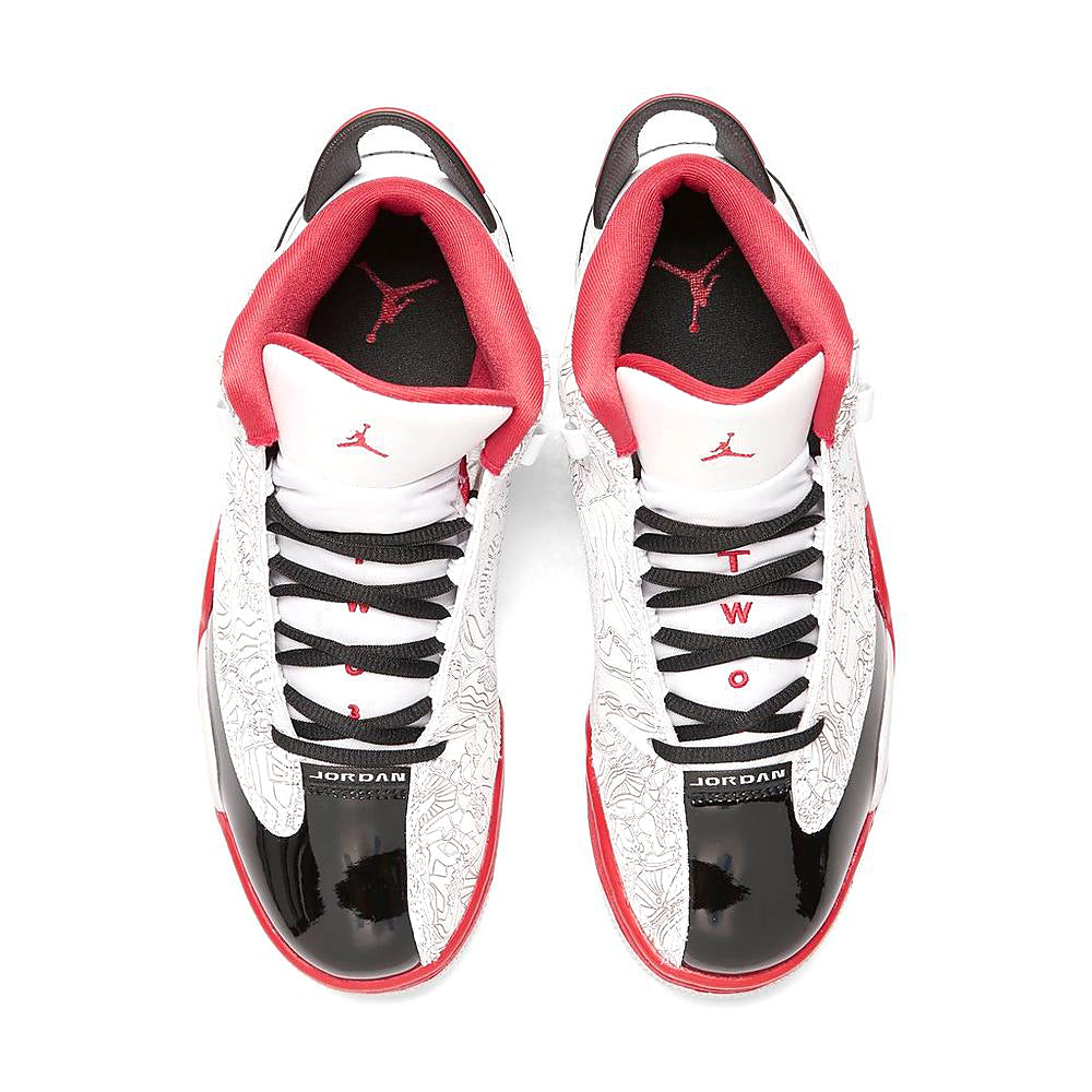 Big Kid's Air Jordan Dub Zero White/True Red-Black (DV1360 160) Sneakers