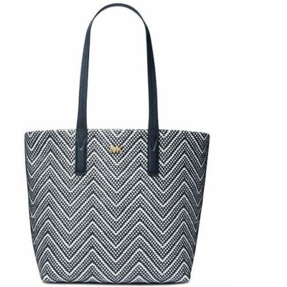 Michael Kors Junie Chevron Leather Tote