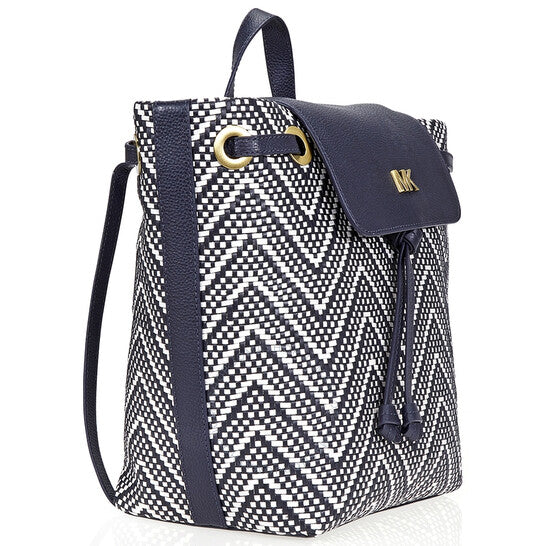 Michael Kors Junie Chevron Leather Backpack