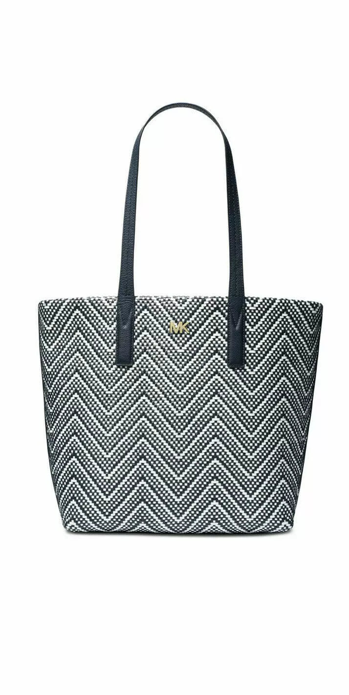 Michael Kors Junie Chevron Leather Tote